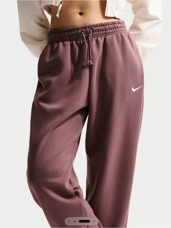 Nike Pants - Nike Dusty Mauve Swoosh Sweatpants